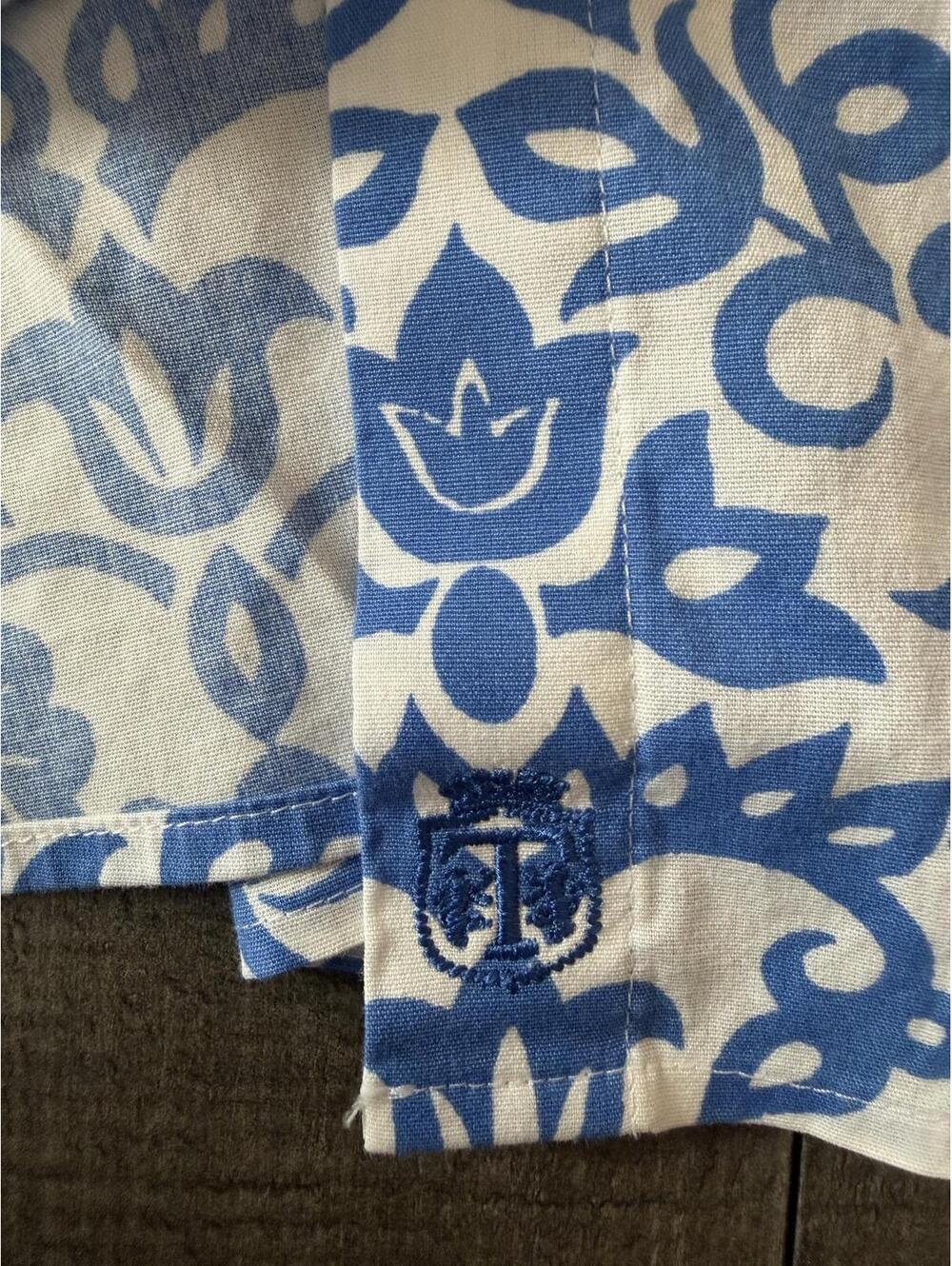 Talbots cotton blend collared button down tank top - Picture 7 of 7